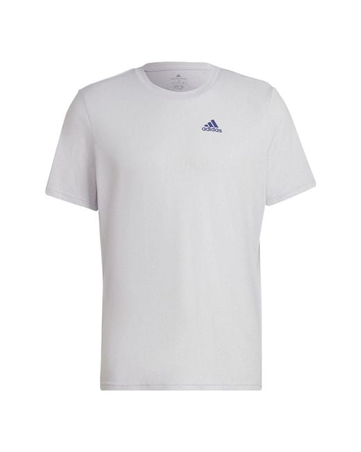 Adidas White U Cyc G T Cycling Back Cartoon Pattern Alphabet Sports Short Sleeve Couple Style for men