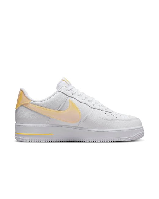 Nike White Air Force 1 Low Jumbo Vivid Sulfur' for men