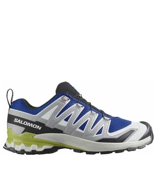 Salomon Blue Xa Pro 3D V9 'Nautical Alloy Dark Citron' for men