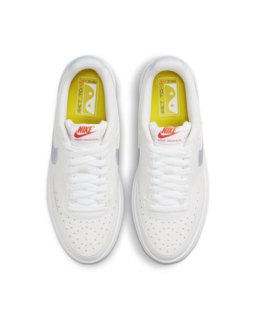 Nike White (Wmns) Court Vision Alta 'Phantom'