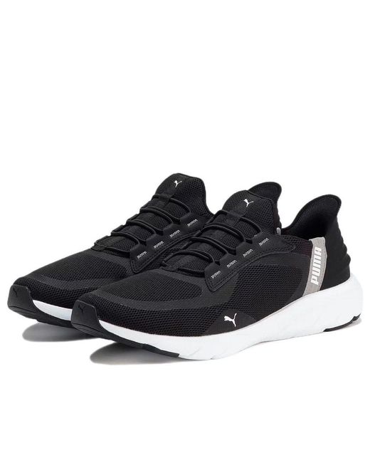 PUMA Black Softride Flex Ease Wide for men