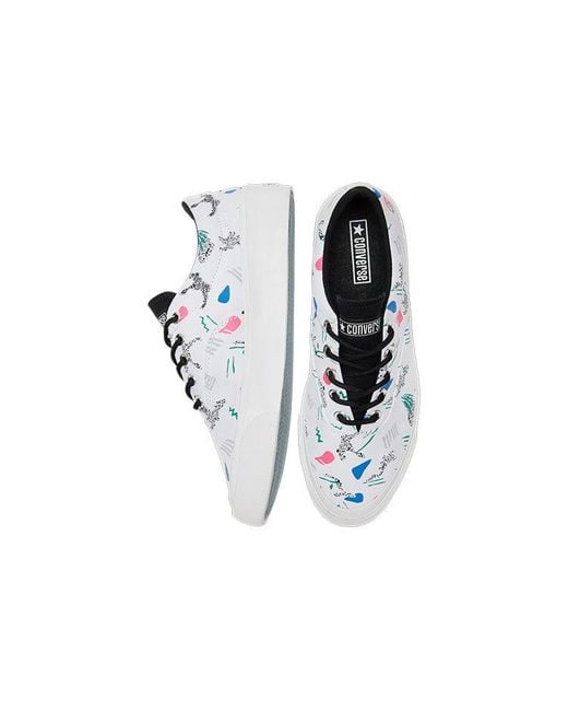 Converse White Skid Grip Cvo 'Archive Print for men
