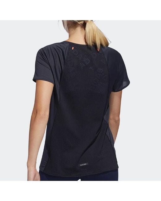 Adidas Black (Wmns) Heat.Rdy Tee Running Sports Short Sleeve