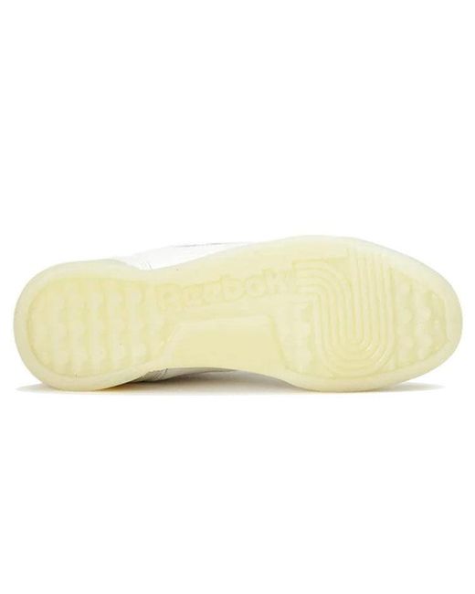 Reebok White (Wmns) Workout Lo Plus 'Chalk Plus'