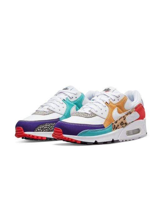 Nike Blue (Wmns) Air Max 90 'Safari Mix'