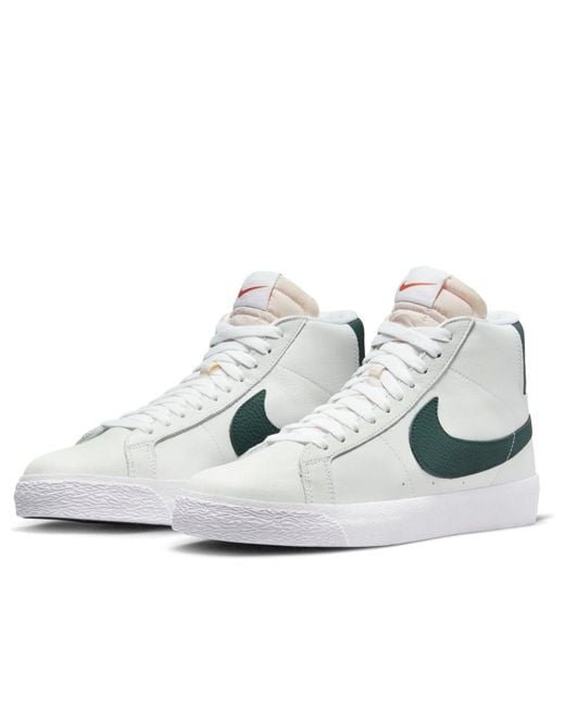 Nike White Zoom Blazer Mid Iso Sb Pro' for men