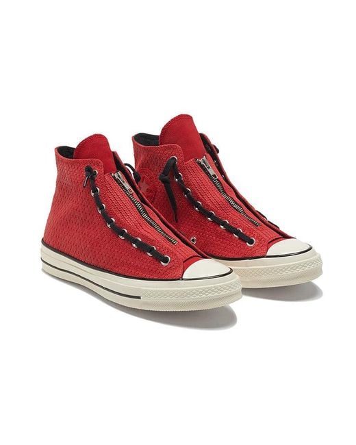 Converse Red Chuck 70 Zip High 'University' for men