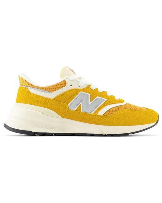 New Balance Yellow 997R Cream' for men