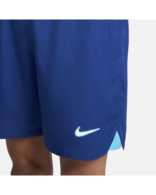 Nike Blue Dri-Fit Chelsea Fc 22-23 Stadium Shorts for men