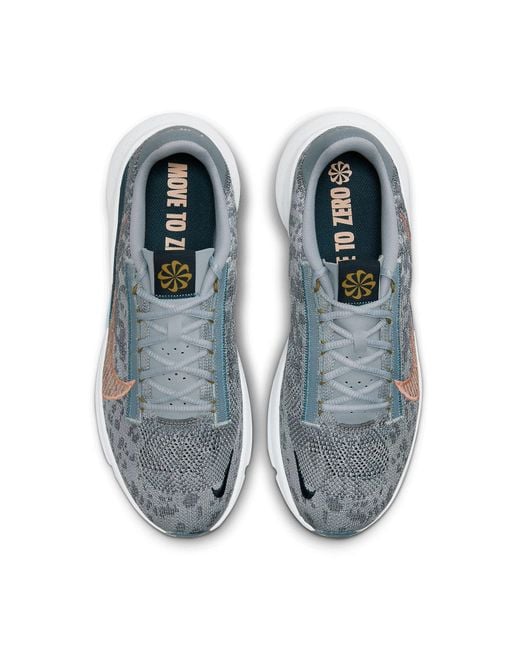 Nike Blue Superrep Go 3 Next Nature Flyknit 'Wolf Arctic' for men
