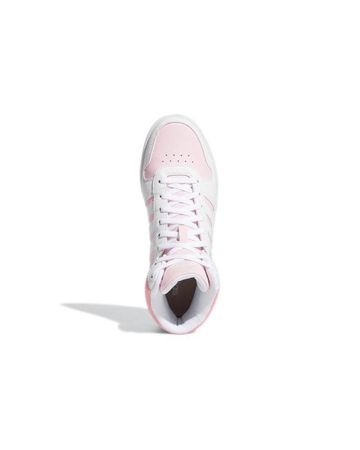 Adidas White (Wmns) Hoops 2.0 Mid