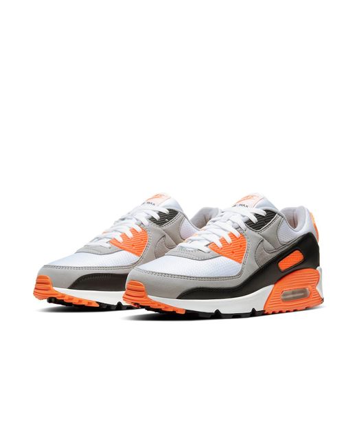 Nike Orange Air Max 90 'Total' for men