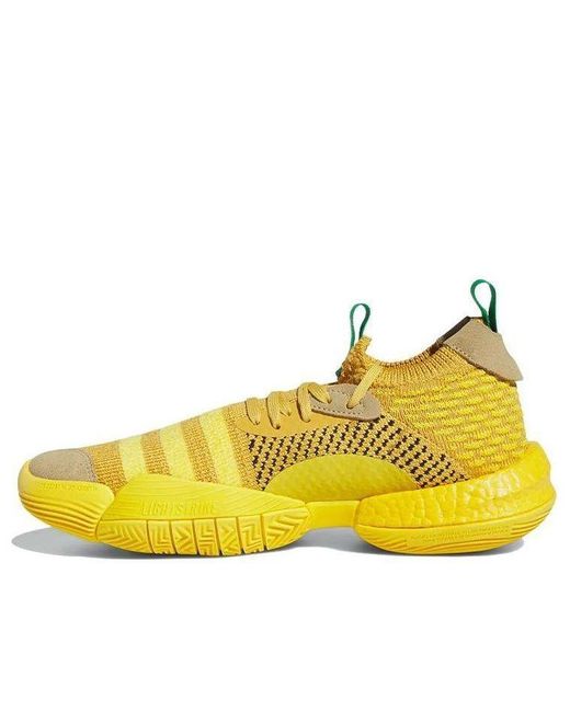 Adidas Yellow Trae Young 2 Basketball Shoes 'Hazy' for men