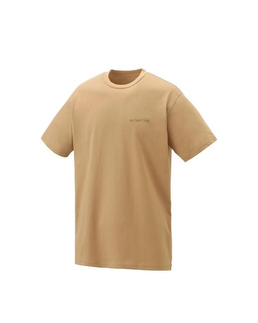 Onitsuka Tiger Natural Logo Tee 'Khaki' for men