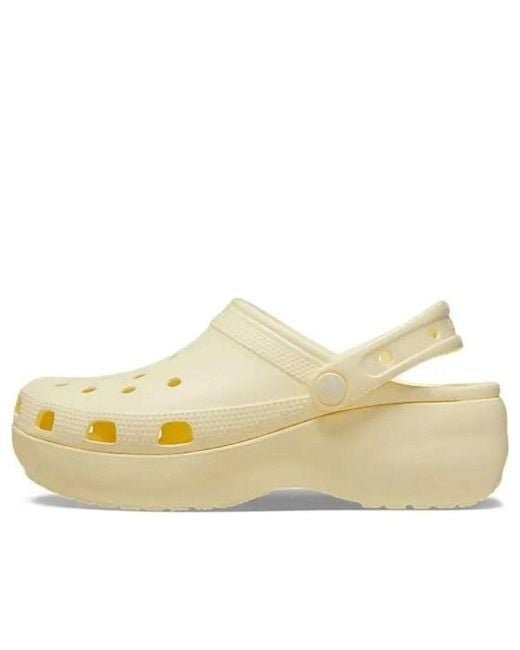CROCSTM Yellow Classic Platform for men