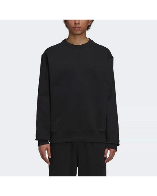 Adidas Black Originals X Philip Dong Joint Name Round Neck