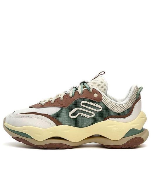 FILA FUSION Brown Cheese Sneakers for men
