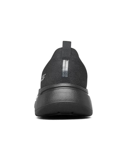 Skechers Black (Wmns) Go Walk Arch Fit Slip On 'Triple'