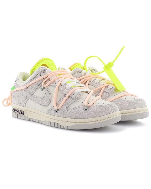 Nike Pink X Off- Dunk Low 'Lot 12 Of 50' for men