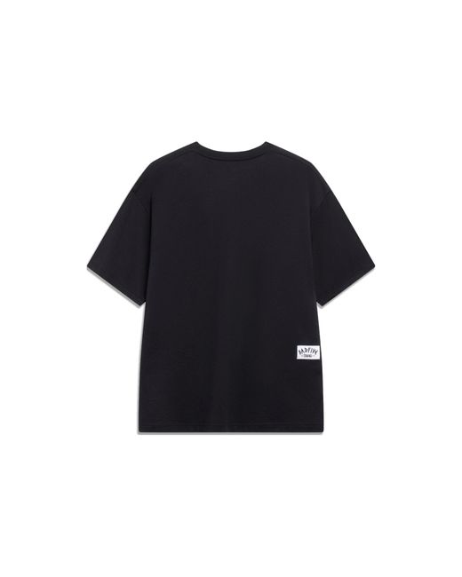Li-ning Black X Anti-Wu Badfive Casual Graphic Print Tee for men