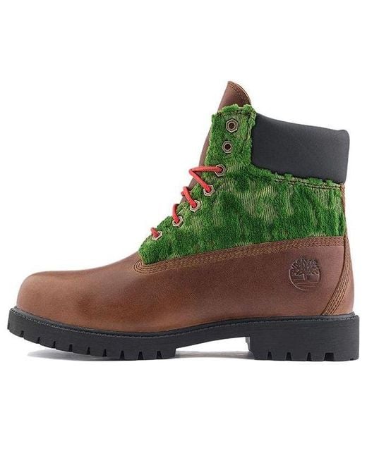Timberland Brown Heritage Pioneers 6 Inch Waterproof Boots 'Medium Full Grain' for men
