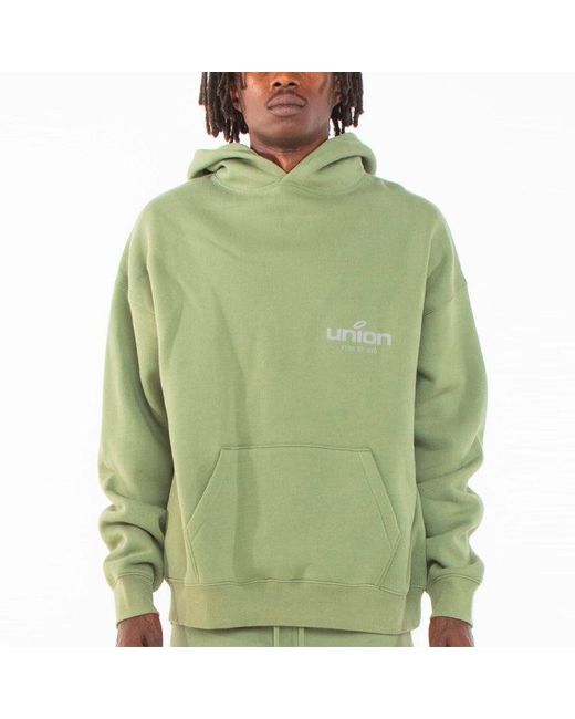 Fear Of God Green Fw21 Vintage Hoodie X Union La for men