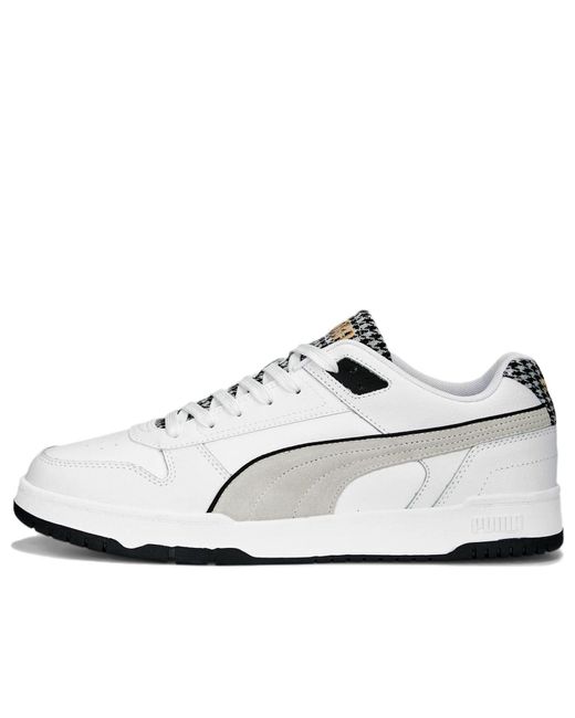 PUMA White (Wmns) Rbd Game Low Houndstooth