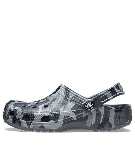 CROCSTM Gray Beach Sandals Camouflage