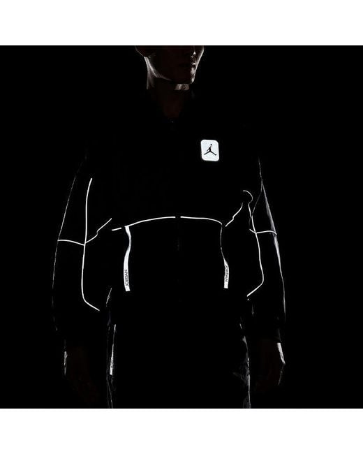 Nike Black 3M Zipper Reflective Sports Jacket for men