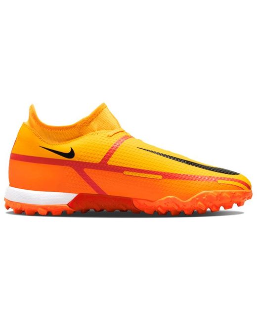 Nike Phantom Gt2 Academy Df Tf Turf Soccer Shoes Orange/black for Men | Lyst