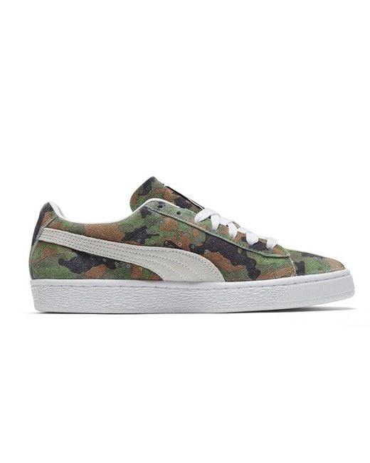 PUMA Green Suede Classic Ambush 'Dachsund Camo' for men