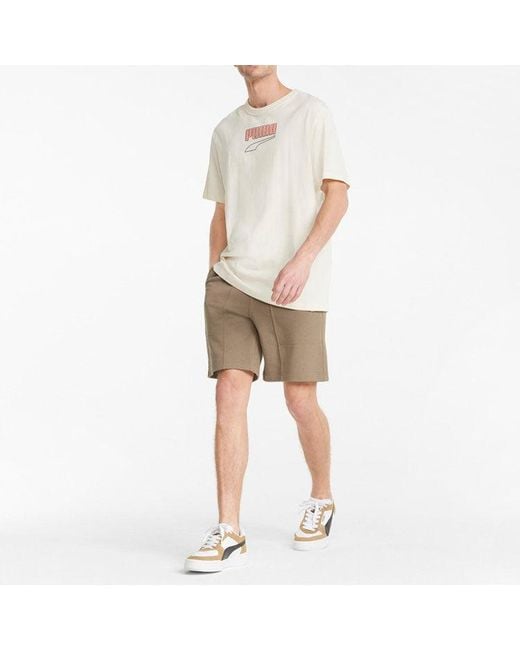 PUMA Natural Small Logo Shorts for men