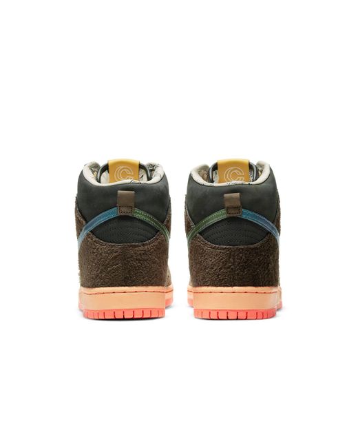 Nike Brown X Concepts Sb Dunk High Pro Skateboard 'Duck' for men