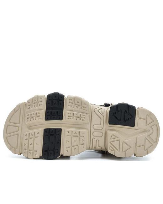 Fila Black Fluid Sandal for men