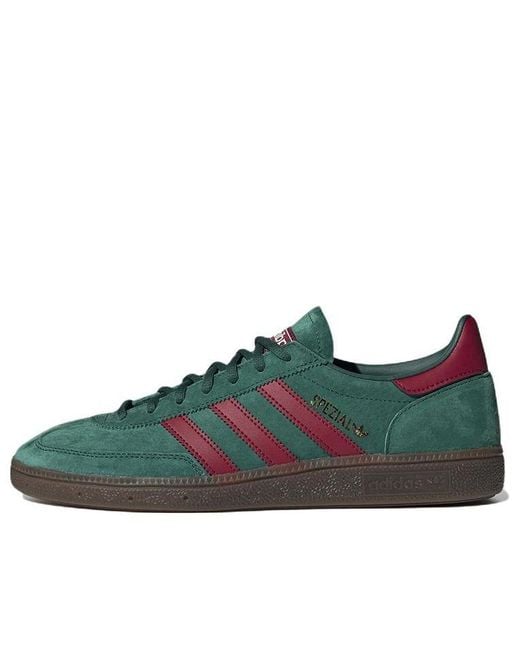 Adidas Green Handball Spezial 'Collegiate Burgundy' for men