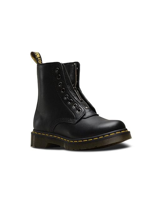 Dr. Martens Black (Wmns) 1460 Pascal Front Retro High Top Martin Boots