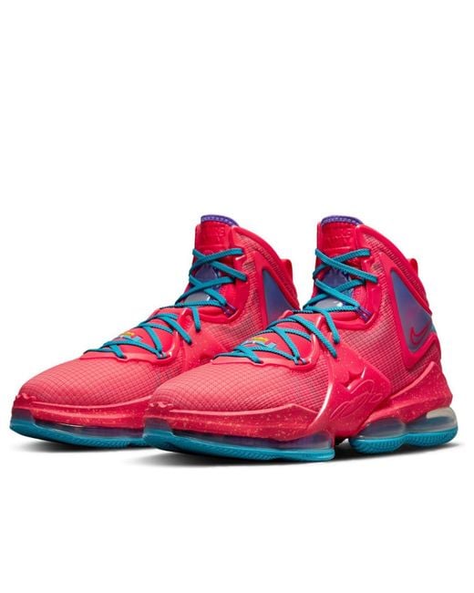 Nike Red Lebron 19 Ep 'King's Crown' for men