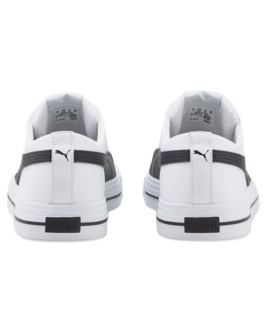 PUMA White Evert Fs Casual Skateboarding Shoes Black for men