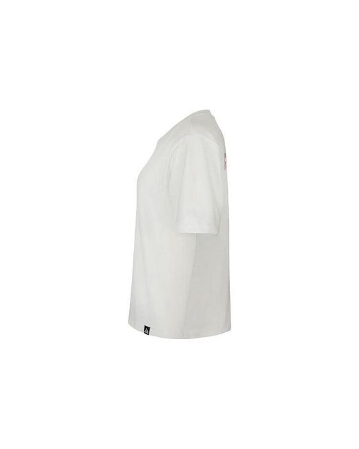 Nike White (Wmns) Acg Dolphin Printing Sports Round Neck Short Sleeve