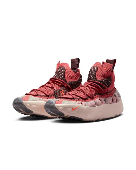 Nike Red Ispa Sense Flyknit 'Adobe' for men