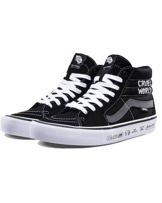 Vans Black Cult X Sk8-Hi Pro 'Cruel World' for men