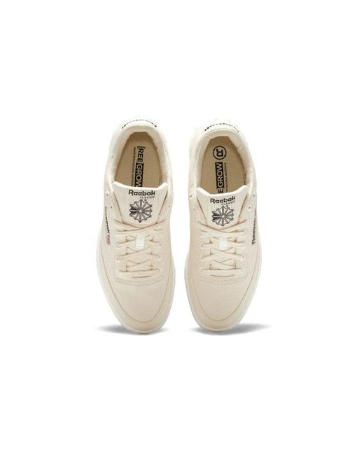 Reebok White Club C 85 Grow Leisure Sneakers for men