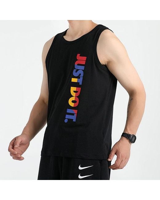 Nike Black Sportswear Retro Vest for men