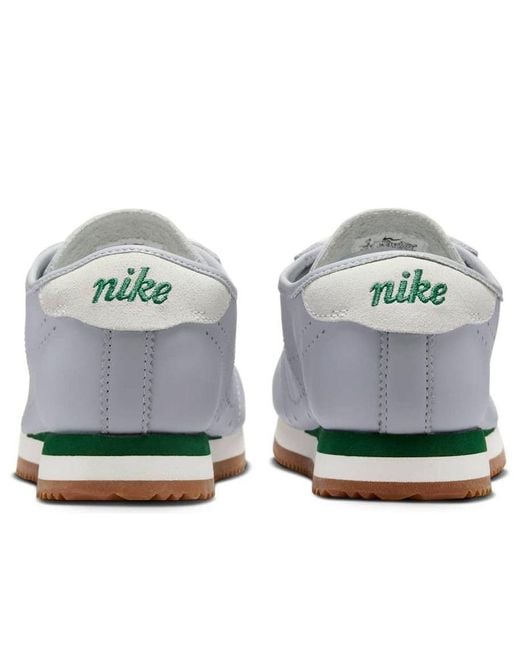 ■Nike■ Cortez Leather W Wolf Grey Summit White Gum Medium Nike (Wmns) Cortez Leather 'Wolf Summit Gum' in White | Lyst