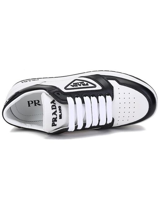 Prada White (Wmns) District Leather Sneakers