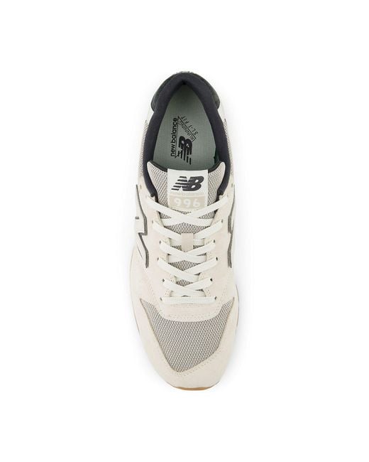 New Balance White 996 'Light' for men