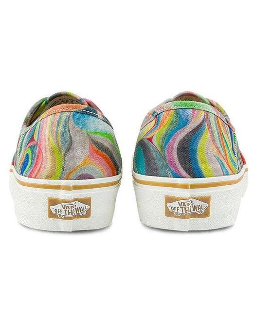Vans Blue Chris Johanson X Authentic Sf 'Swirl' for men