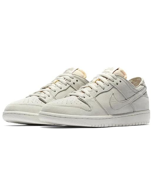 Nike Gray Sb Dunk Low Pro Decon 'Light Bone' for men