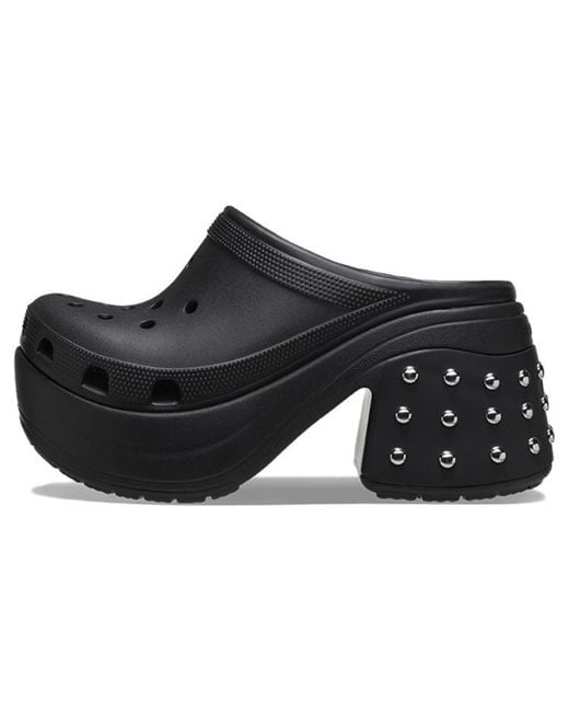 CROCSTM Black (Wmns) Siren Studded Clogs