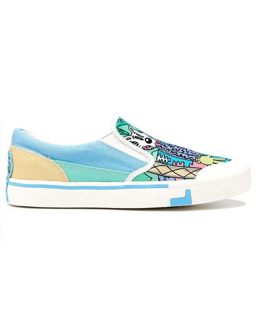 Li-ning Blue (Wmns) X Steven Harrington Boogie Shoes Multi'